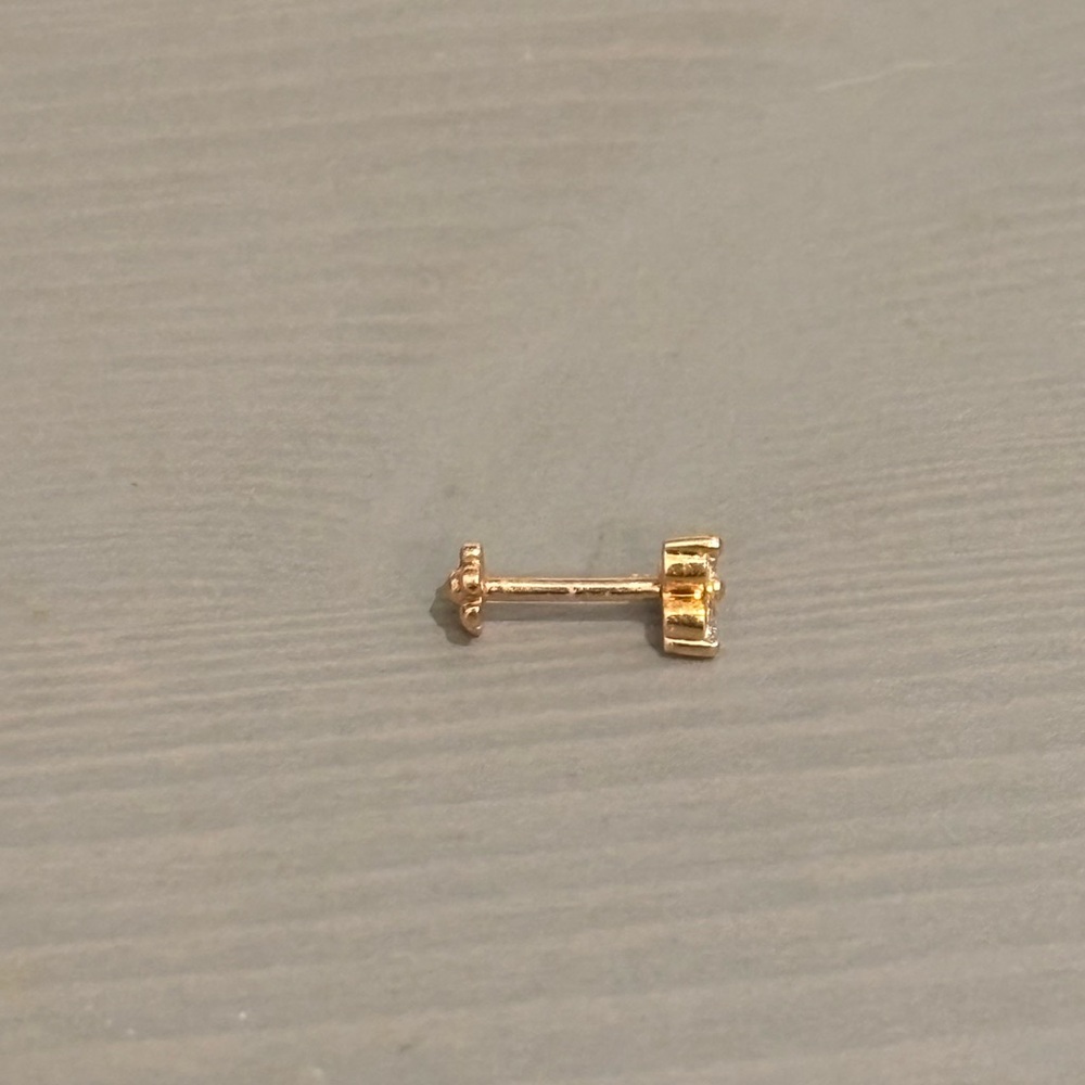 Maria Tash Diamond Trinity Threaded Stud Earring,… - image 6